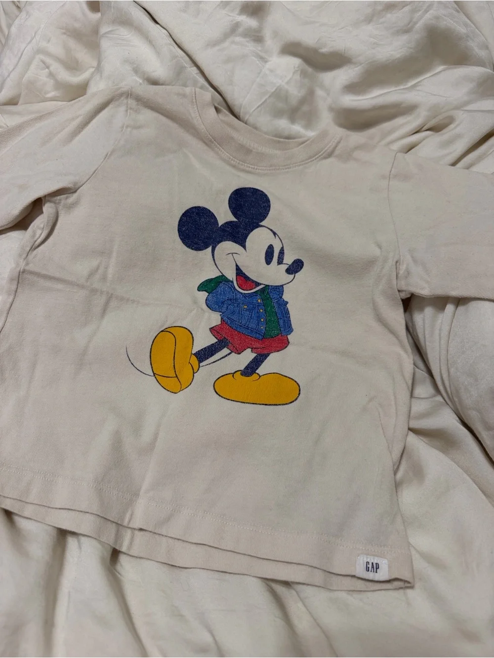 (5p) GAP Disney Mickey Mouse Kids Graphic Long Sleeves